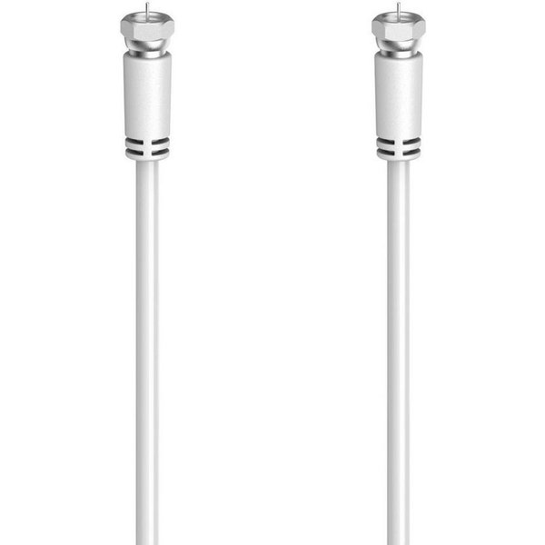 Hama SAT-Anschlusskabel, F-Stecker - F-Stecker, 1,5 - 10 m, 90 dB SAT-Kabel, F-Stecker, (150 cm)