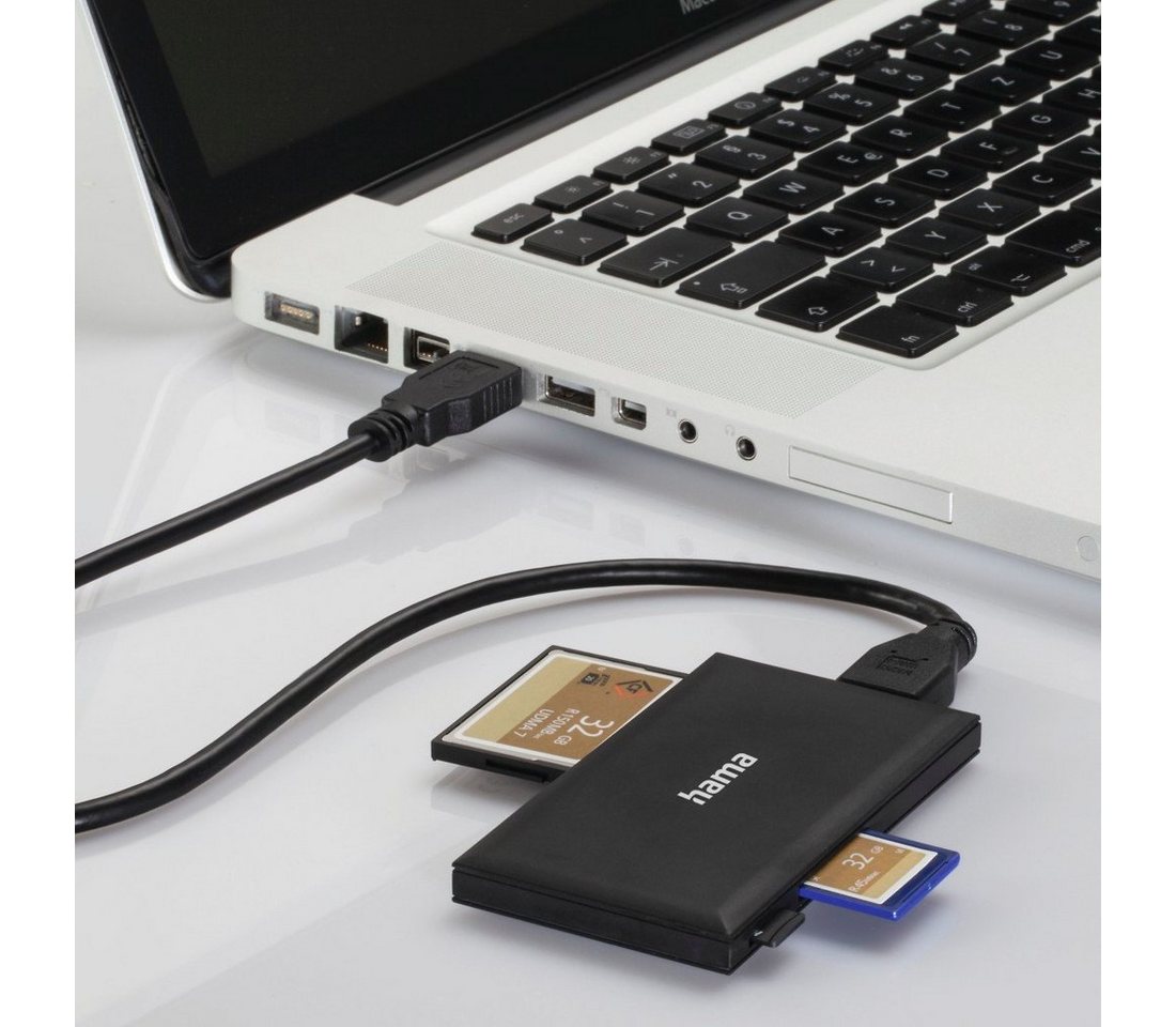 Hama Speicherkartenleser USB-3.0-Multi-Kartenleser, SD/microSD/CF/MS – Bild 4 von 4