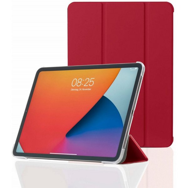 Hama Tablet-Hülle Smart Case Fold Clear Tasche Cover Hülle Rot, für Apple iPad Pro 11" 2020 2. Generation 2021 3. Gen. 2022 4. Gen.