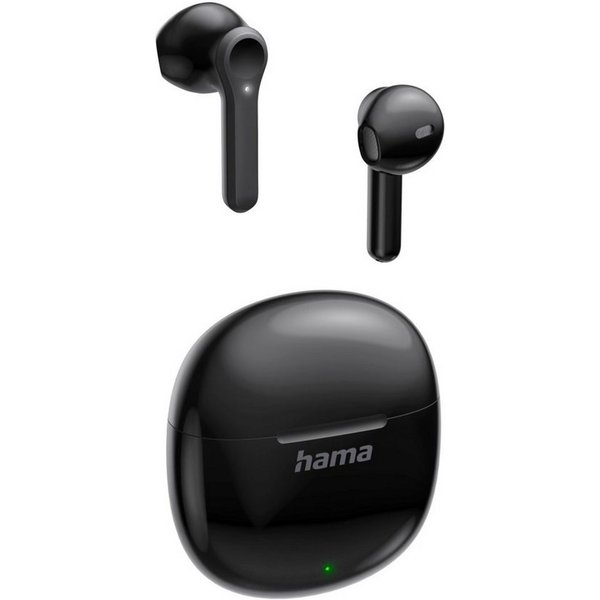 Hama True-Wireless Bluetooth-Kopfhörer Action One Earbuds mit Ladebox Bluetooth-Kopfhörer (Sprachsteuerung, True Wireless, integrierte Steuerung für Anrufe und 