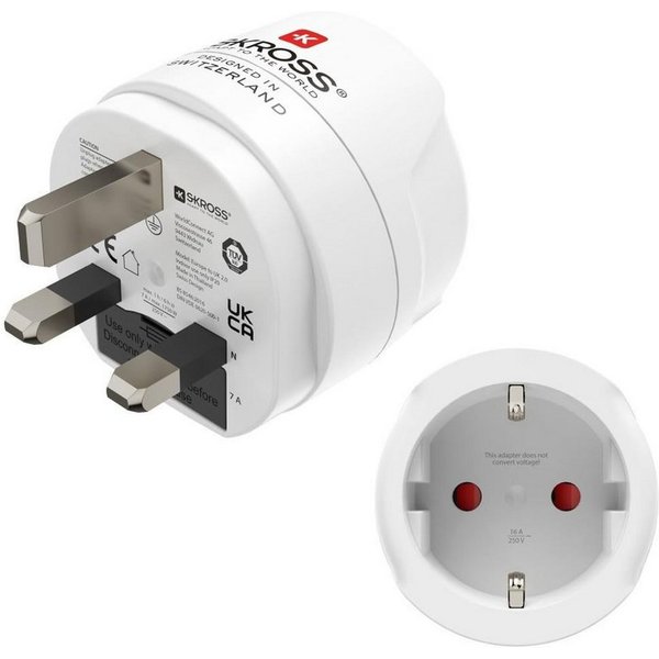 Hama Typ G, 3‑polig (00223486) Reiseadapter Reiseadapter