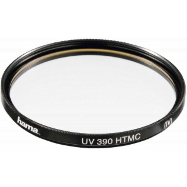 Hama UV-Filter 55mm HTMC vergütet Schwarz Objektivzubehör (Speer-Filter UV-Filter Kamera Objektiv DSLR SLR Systemkamera)