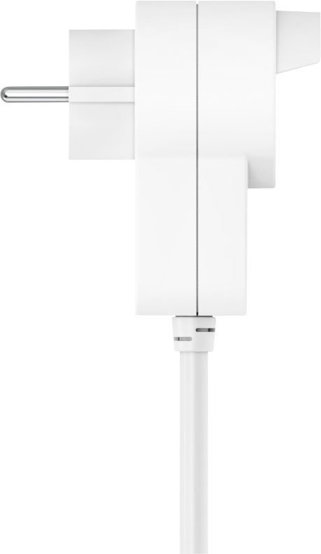 Hama Verlängerungskabel, Typ F (Schuko), Typ F (Schuko) (300 cm), Schutzkontakt, Zusatzsteckdose, Strom-Verlängerungskabel – Bild 4 von 5