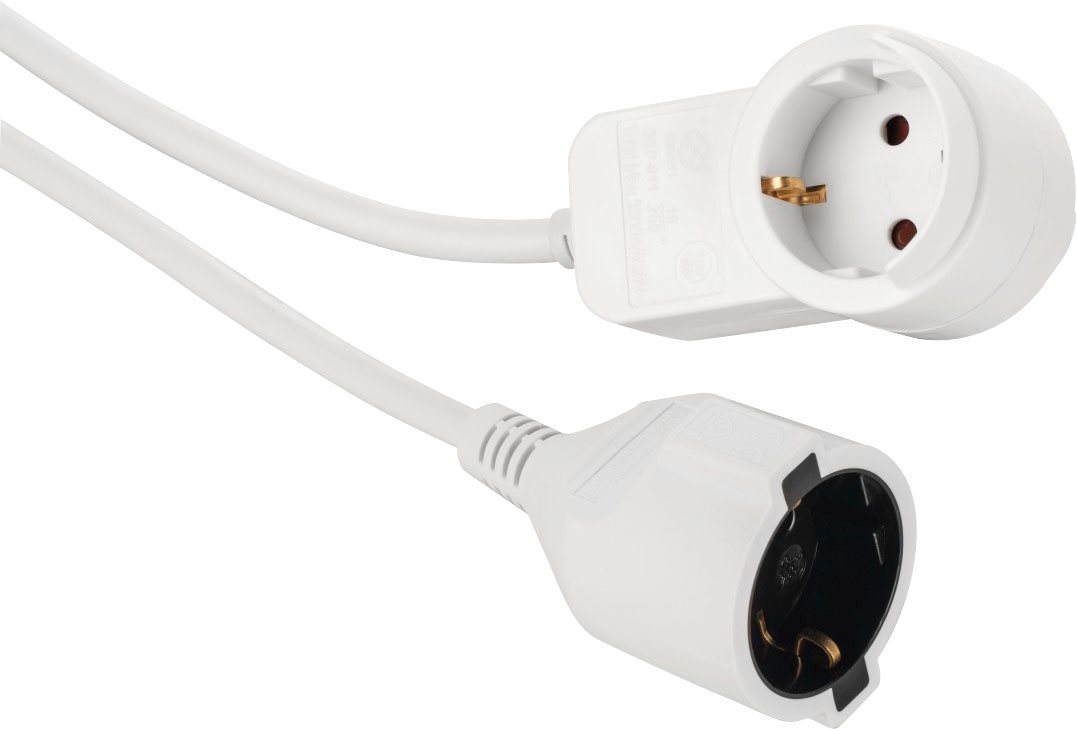 Hama Verlängerungskabel, Typ F (Schuko), Typ F (Schuko) (300 cm), Schutzkontakt, Zusatzsteckdose, Strom-Verlängerungskabel – Bild 5 von 5