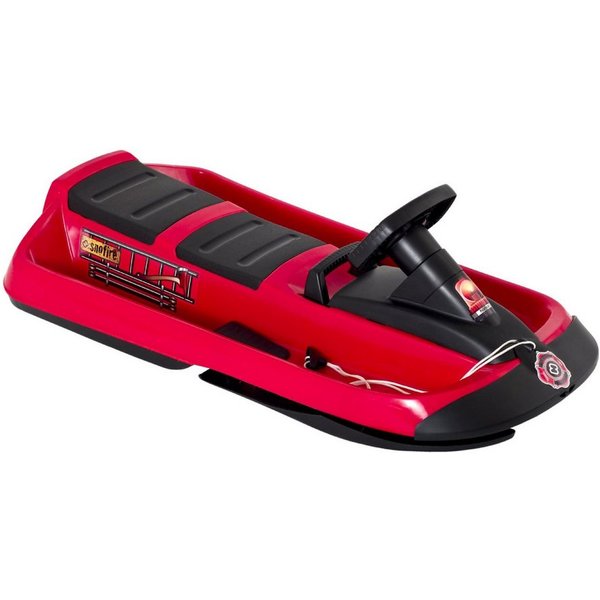 Hamax Bob Kinder Rodelschlitten SNO Fire Doppelsitzer, rot/schwarz
