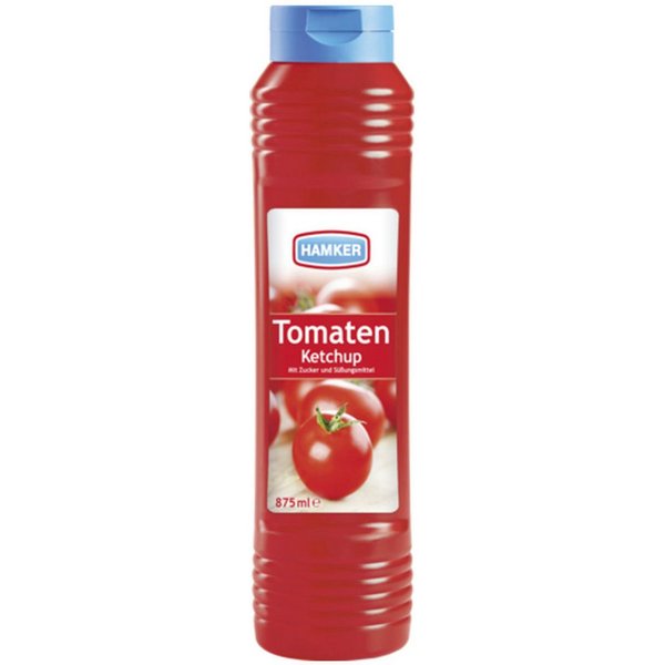 HAMKER Saucen, Hamker Tomaten Ketchup für Pommes Steak und gegrilltem 875ml