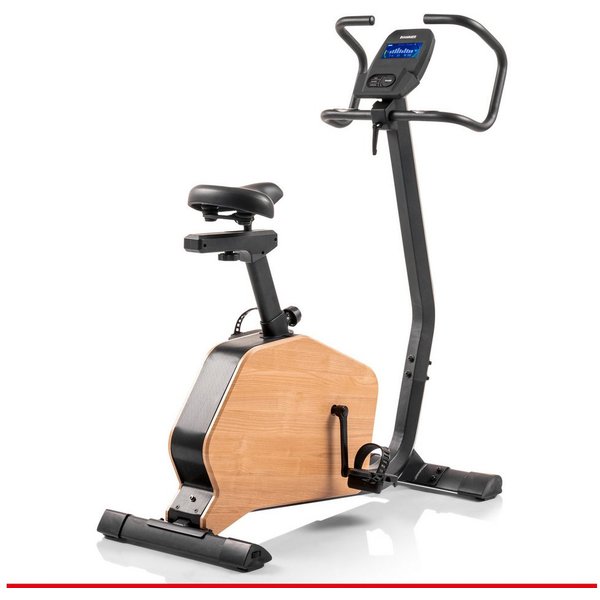 Hammer Heimtrainer CardioPace 5.0 NorsK, edles Holz-Design, 36 Programme, Zwift & Kinomap