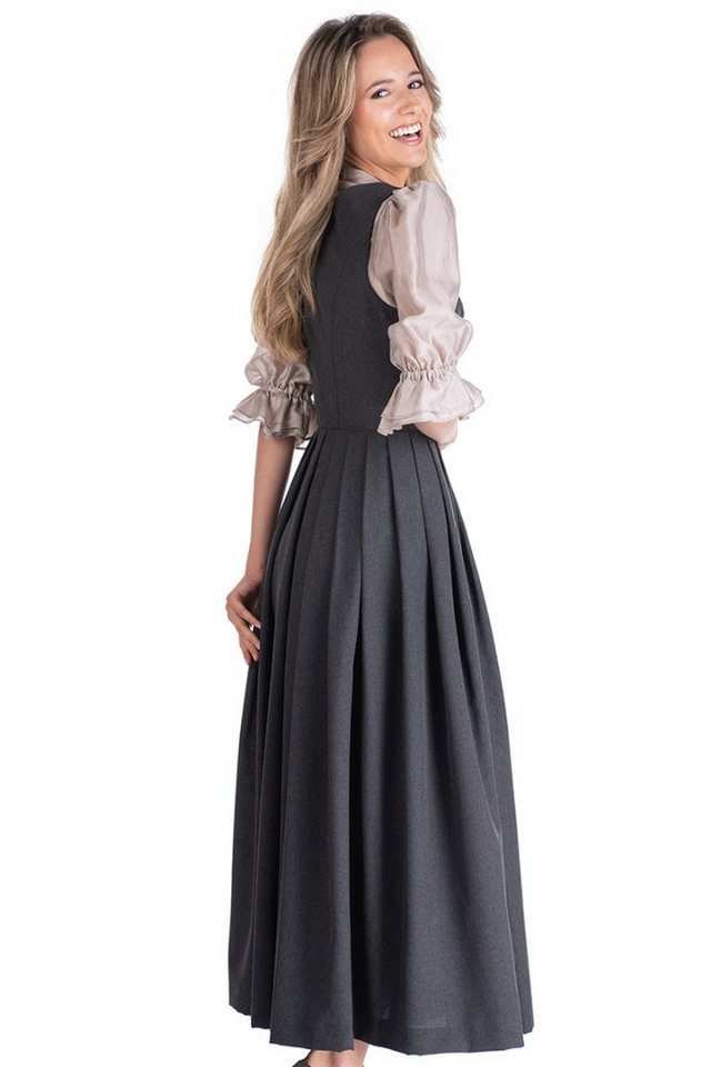 Hammerschmid Dirndl Dirndl lang 1tlg. - WOLFGANGSEE - anthrazit – Bild 5 von 5