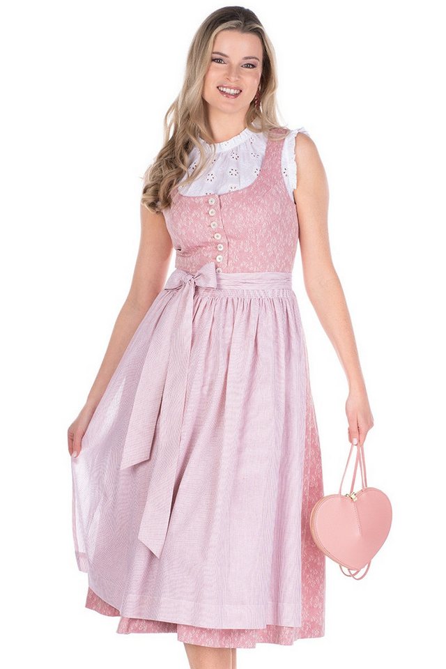 Hammerschmid Dirndl Dirndl lang 2tlg. - KOFLERSEE - rosa gemustert – Bild 2 von 5