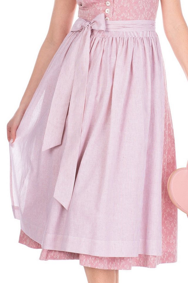 Hammerschmid Dirndl Dirndl lang 2tlg. - KOFLERSEE - rosa gemustert – Bild 4 von 5