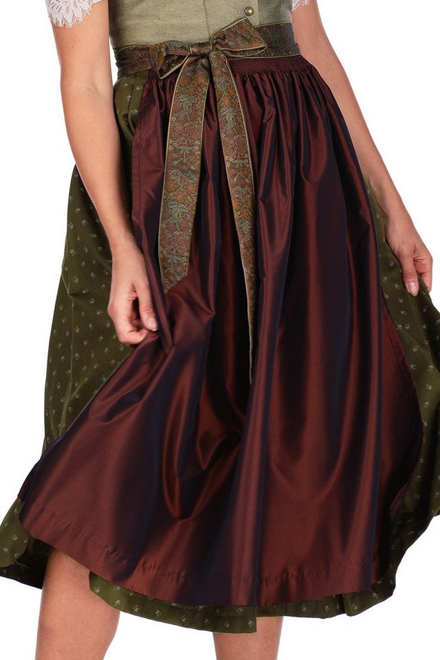 Hammerschmid Dirndl Dirndl lang 2tlg. - PILLERSEE - helloliv/oliv/rost – Bild 3 von 5
