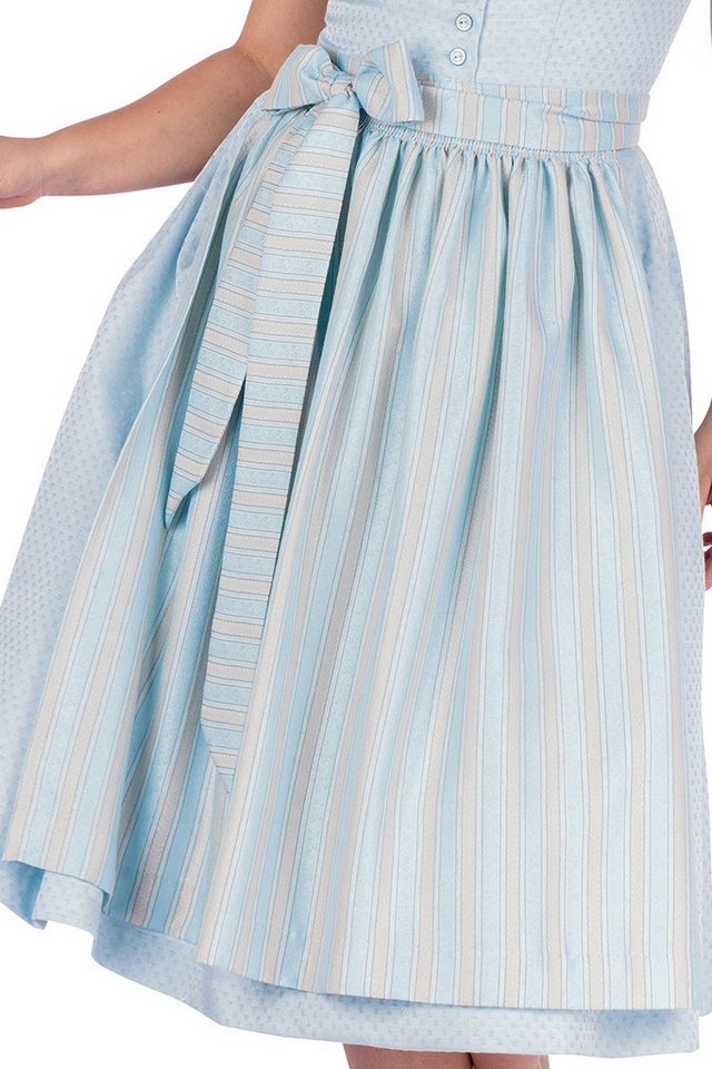 Hammerschmid Dirndl Midi Dirndl 2tlg. - PILLERSEE - eisblau/beige – Bild 3 von 5