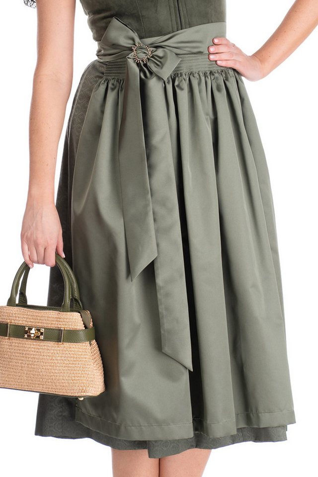 Hammerschmid Dirndl Samt Dirndl 2tlg. - THUMSEE II - grün – Bild 4 von 5