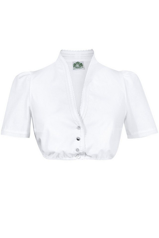 Hammerschmid Dirndlbluse Dirndlbluse - EMILIE - weiß – Bild 2 von 5