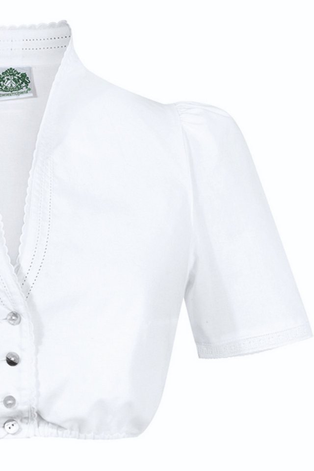 Hammerschmid Dirndlbluse Dirndlbluse - EMILIE - weiß – Bild 4 von 5