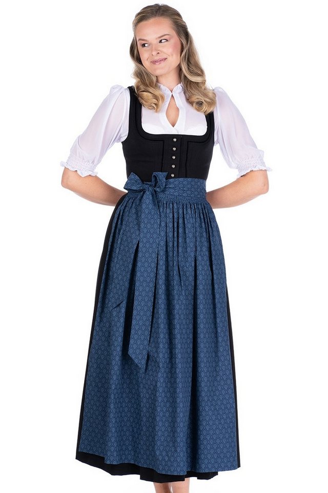 Hammerschmid Dirndlbluse Dirndlbluse - GERDA - schwarz, weiß – Bild 3 von 4