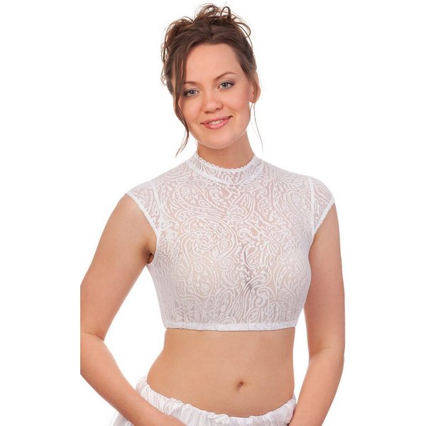 Hammerschmid Dirndlbluse Dirndlbluse - GUNDI - weiß