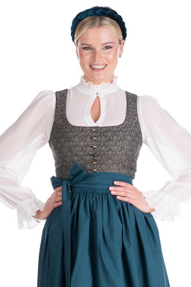 Hammerschmid Dirndlbluse Dirndlbluse - NADJA LA - schwarz, ecru – Bild 3 von 5