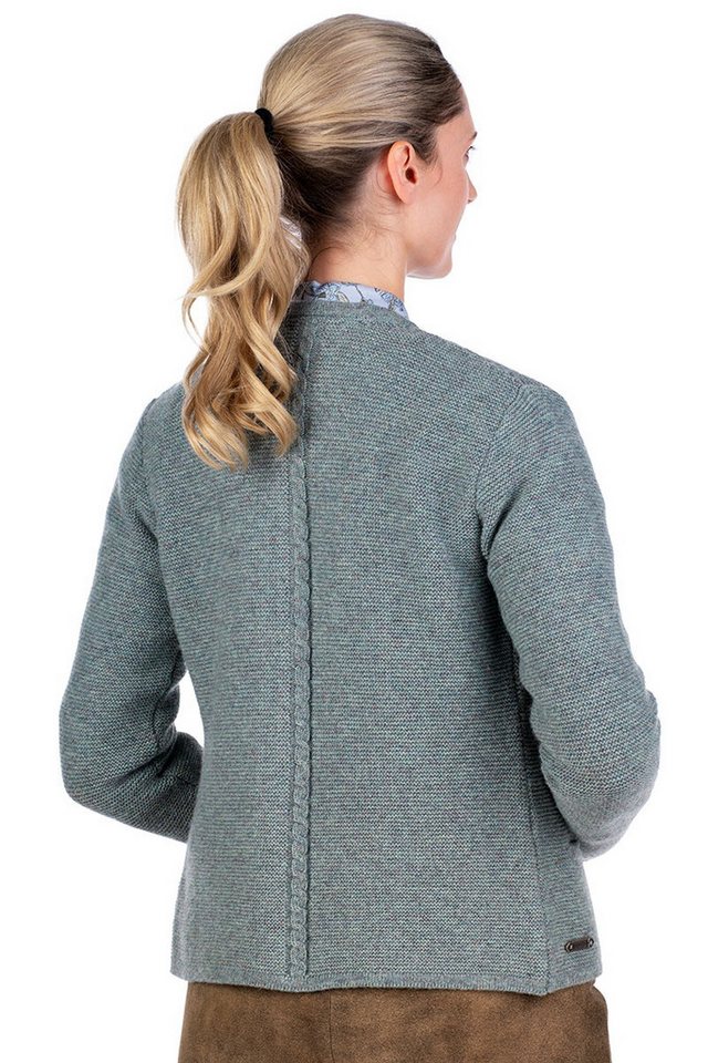 Hammerschmid Trachtenstrickjacke Trachten Strickjacke - FINNLAND - old sage – Bild 2 von 3