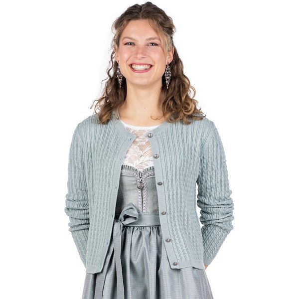 Hammerschmid Trachtenstrickjacke Trachten Strickjacke - REIT - jadegrün