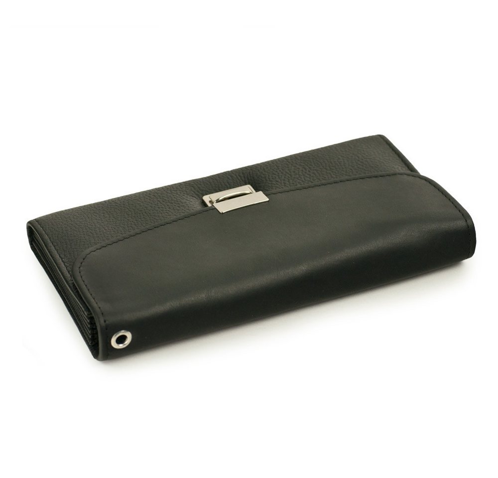 Hamosons Kellnerbörse Kellnerbörse / Kellnergeldbeutel zwei Leder-Arten Schwarz, Hamosons – Bild 2 von 4