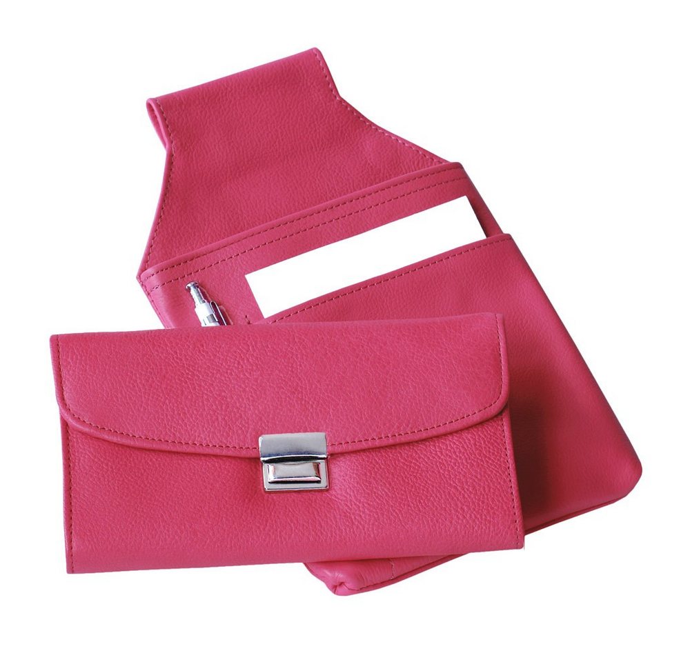 Hamosons Kellnerbörse Profi Kellnerbörse, Kellnerbeldbeutel, Nappa-Leder, Pink, Hamosons – Bild 4 von 5