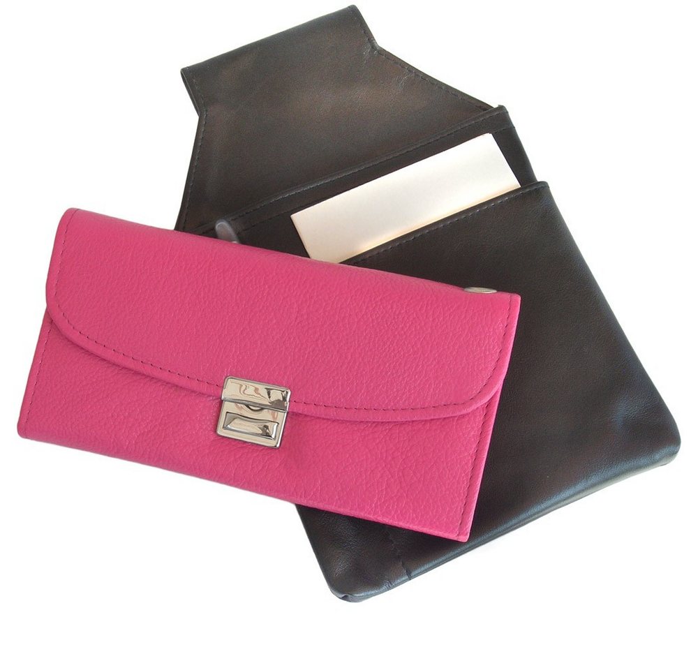 Hamosons Kellnerbörse Profi Kellnerbörse, Kellnerbeldbeutel, Nappa-Leder, Pink, Hamosons – Bild 5 von 5