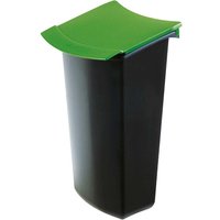 HAN Abfalleinsatz "MONDO" mit Deckel, 3 l, schwarz-grün