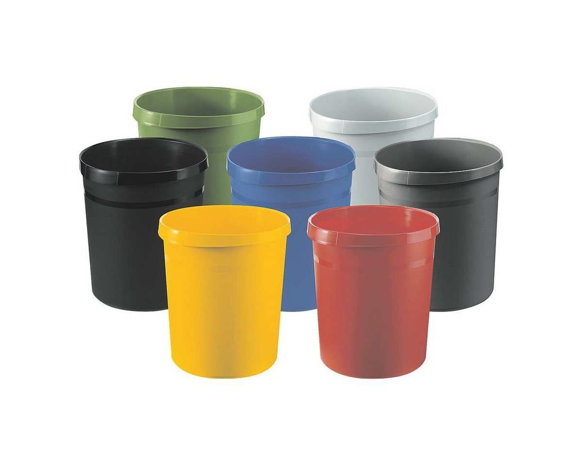 HAN Papierkorb Grip, 18 Liter, mit umlaufendem Griffrand – Bild 2 von 2