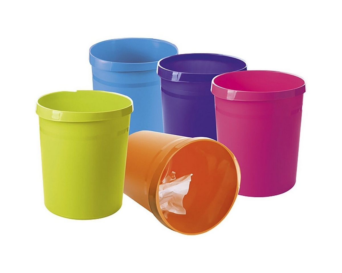 HAN Papierkorb Grip, 18 Liter, mit umlaufendem Griffrand – Bild 2 von 2