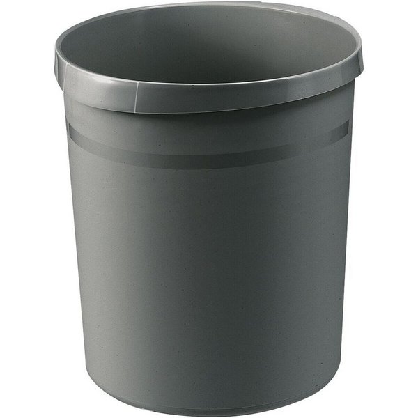HAN Papierkorb Grip, 18 Liter, mit umlaufendem Griffrand