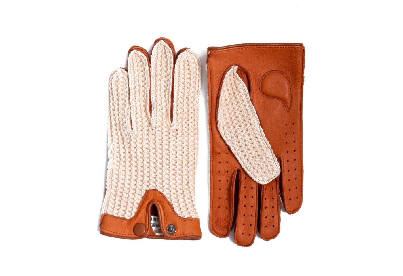 Hand Gewand by Weikert Lederhandschuhe Auto-Handschuhe aus Hirschleder, handgenäht, Touchscreen – Bild 2 von 5
