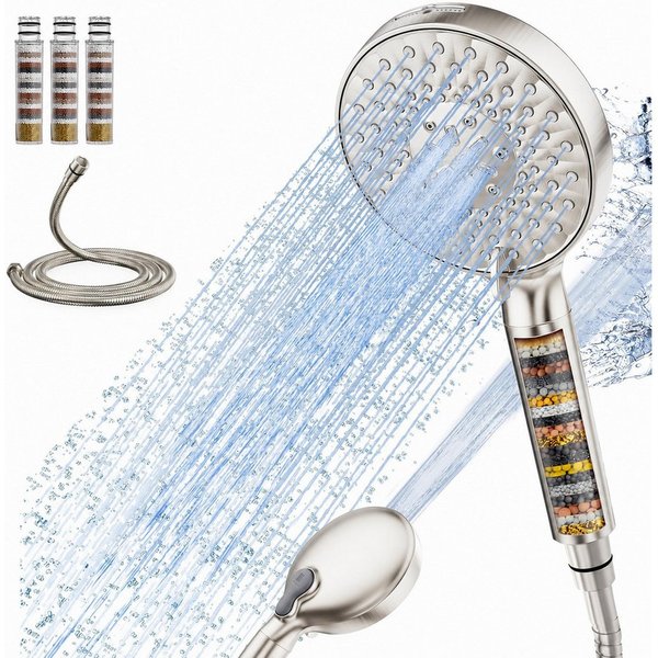 Rainsworth Handbrause Rainsworth Handbrause, (Set, sales@aquavital-global.com), 9 Strahlarten Filtrieren Handbrause Kalkfilter