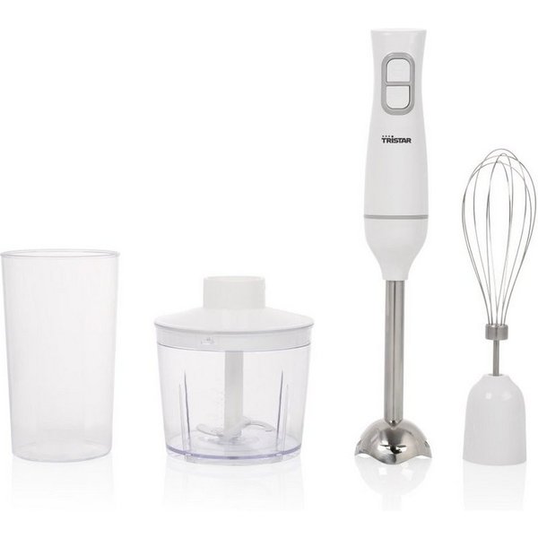 Tristar Handmixer Tristar MX-4881 Stabmixer-Set - 350 Watt - Inklusive Zubehör, 350 W, Abnehmbarer Edelstahl-Stab – 350 W