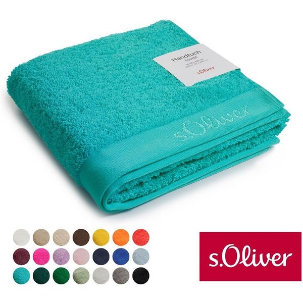 s.Oliver Handtuch s.Oliver, Premium Qualität, 600 gr/m², auch als Sets erhältlich, Walkfrottier (1-St), große Farbauswahl, auch als Duschtuch, Waschhandschuh, G