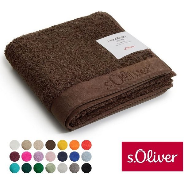 s.Oliver Handtuch s.Oliver, Premium Qualität, 600 gr/m², auch als Sets erhältlich, Walkfrottier (1-St), große Farbauswahl, auch als Duschtuch, Waschhandschuh, G