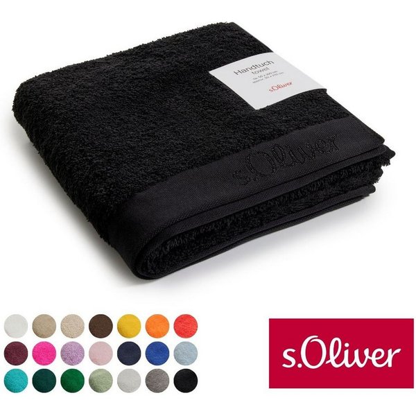 s.Oliver Handtuch s.Oliver, Premium Qualität, 600 gr/m², auch als Sets erhältlich, Walkfrottier (1-St), große Farbauswahl, auch als Duschtuch, Waschhandschuh, G