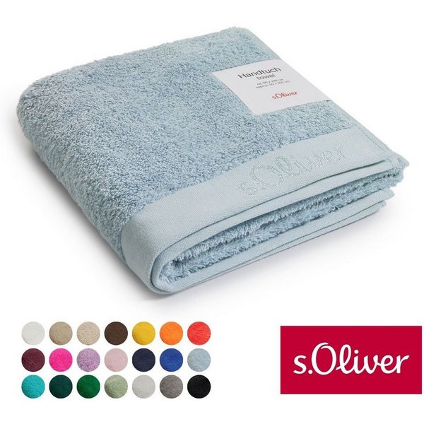 s.Oliver Handtuch s.Oliver, Premium Qualität, 600 gr/m², auch als Sets erhältlich, Walkfrottier (1-St), große Farbauswahl, auch als Duschtuch, Waschhandschuh, G