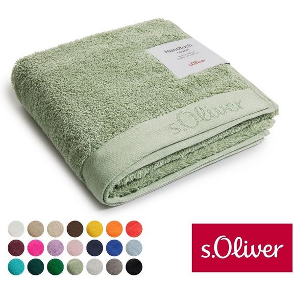 s.Oliver Handtuch s.Oliver, Premium Qualität, 600 gr/m², auch als Sets erhältlich, Walkfrottier (1-St), große Farbauswahl, auch als Duschtuch, Waschhandschuh, G