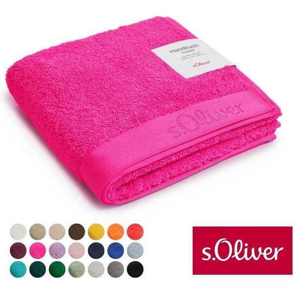 s.Oliver Handtuch s.Oliver, Premium Qualität, 600 gr/m², auch als Sets erhältlich, Walkfrottier (1-St), große Farbauswahl, auch als Duschtuch, Waschhandschuh, G