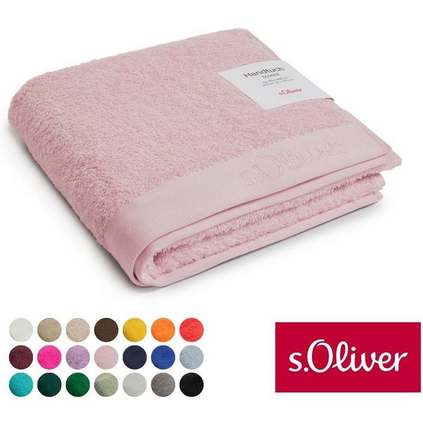 s.Oliver Handtuch s.Oliver, Premium Qualität, 600 gr/m², auch als Sets erhältlich, Walkfrottier (1-St), große Farbauswahl, auch als Duschtuch, Waschhandschuh, G