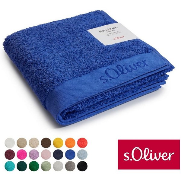 s.Oliver Handtuch s.Oliver, Premium Qualität, 600 gr/m², auch als Sets erhältlich, Walkfrottier (1-St), große Farbauswahl, auch als Duschtuch, Waschhandschuh, G