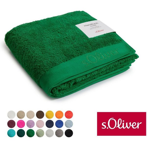 s.Oliver Handtuch s.Oliver, Premium Qualität, 600 gr/m², auch als Sets erhältlich, Walkfrottier (1-St), große Farbauswahl, auch als Duschtuch, Waschhandschuh, G