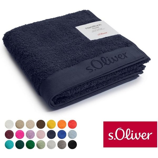 s.Oliver Handtuch s.Oliver, Premium Qualität, 600 gr/m², auch als Sets erhältlich, Walkfrottier (1-St), große Farbauswahl, auch als Duschtuch, Waschhandschuh, G