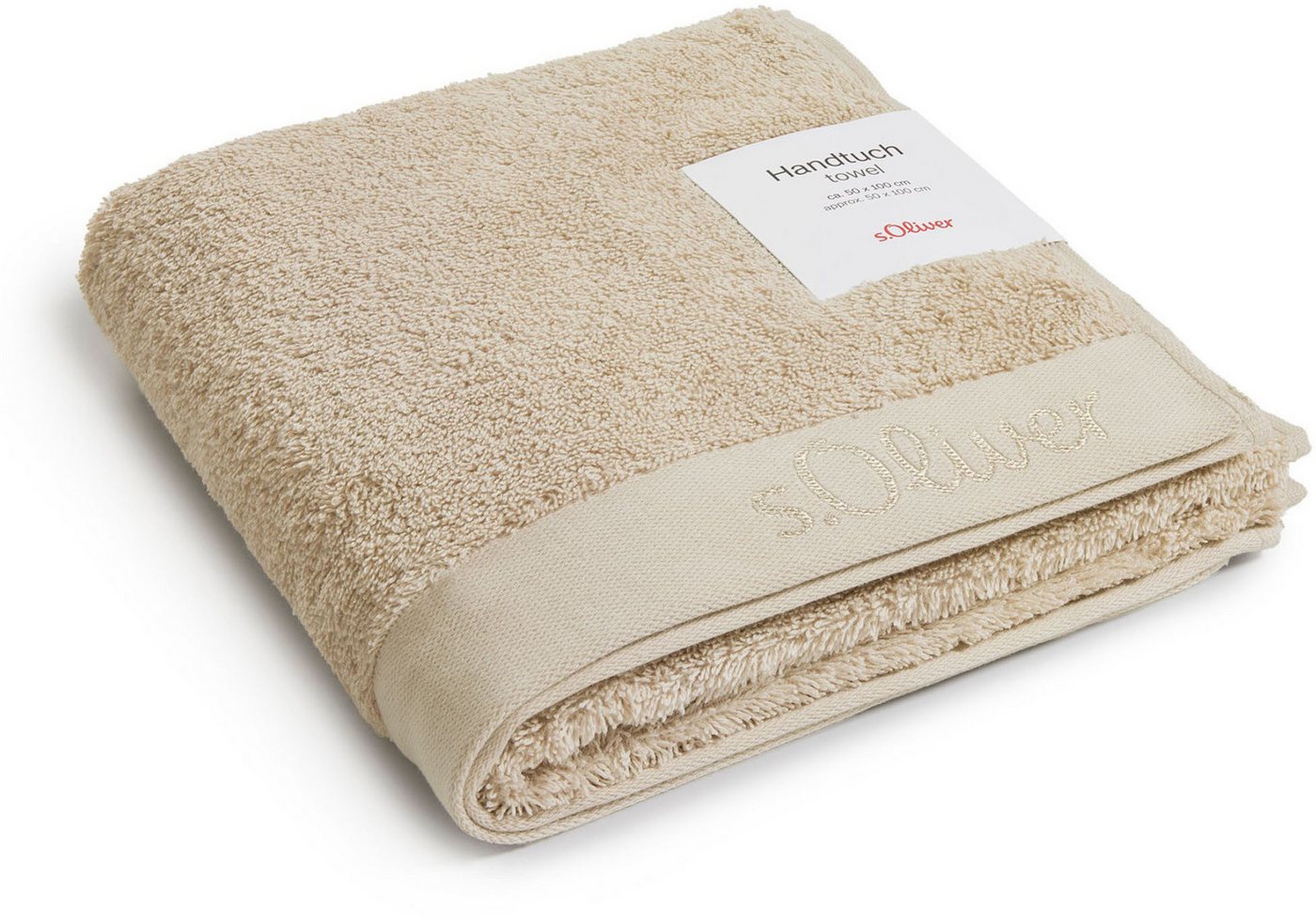 s.Oliver Handtuch s.Oliver, Premium Qualität, 600 gr/m², auch als Sets erhältlich, Walkfrottier (1-St), große Farbauswahl, auch als Duschtuch, Waschhandschuh, G – Bild 5 von 5