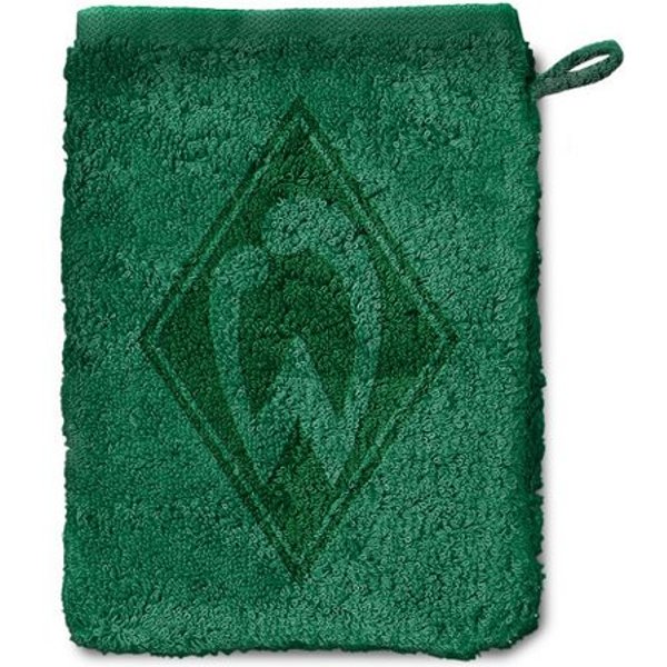 Werder Bremen Handtuch SV Werder Bremen GOTS Waschhandschuh Raute