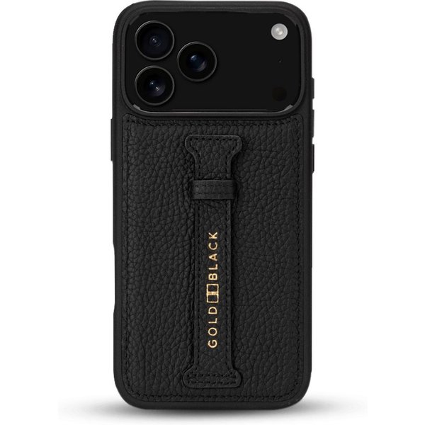 GOLDBLACK Handyhülle GOLDBLACK iPhone 17 Pro Max Lederhülle Nappa - mit Fingerschlaufe