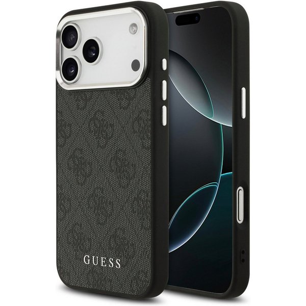Guess Handyhülle GUESS Case für iPhone 17 Pro Max Classic 4G Magsafe Handyhülle Cover S
