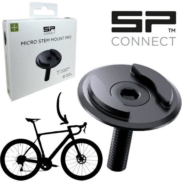 SP Connect Handyhülle SP Connect Micro Stem Mount Pro Fahrrad Top Cap Vorbau Handy Halter
