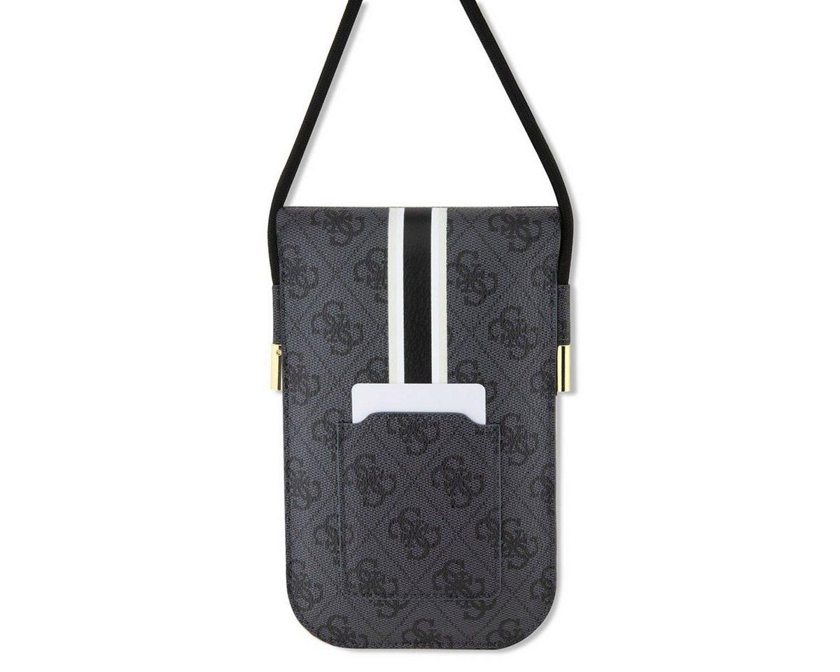 Guess Handytasche Guess 4G Leather Stripes Handytasche - Schwarz – Bild 2 von 2